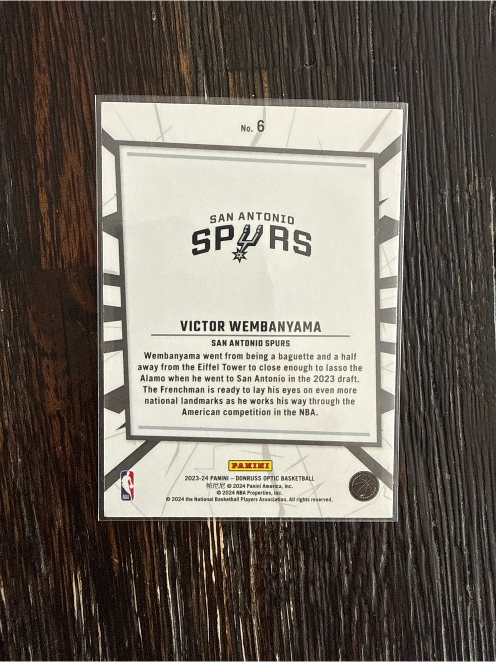 Victor Wembanyama Rookie card - Picture 2 of 2